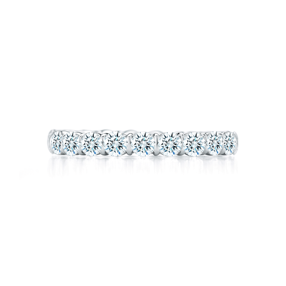 Platinum and 1.78 Total Weight Diamond Eternity Band