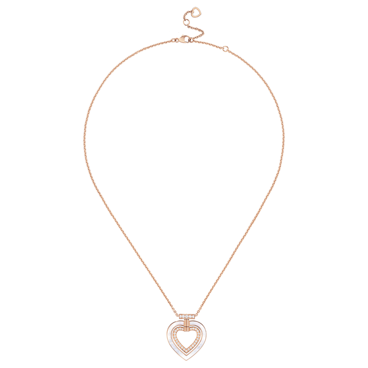 Fred Pretty Woman 18k Rose Gold and Mother of Pearl Heart Pendant, Exclusively at Hamilton Jewelers