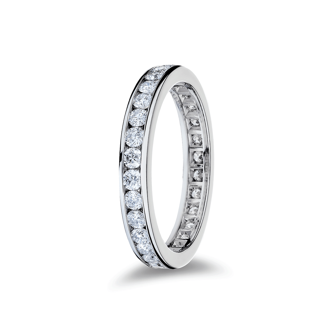 Platinum and 1.11 Total Weight Diamond Eternity Band