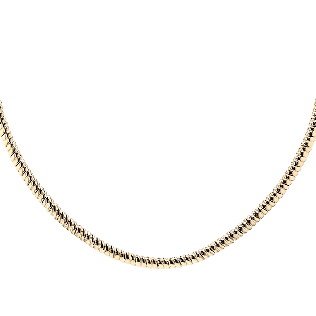 Hamilton Collection 14k Yellow Gold 8mm Collar Necklace