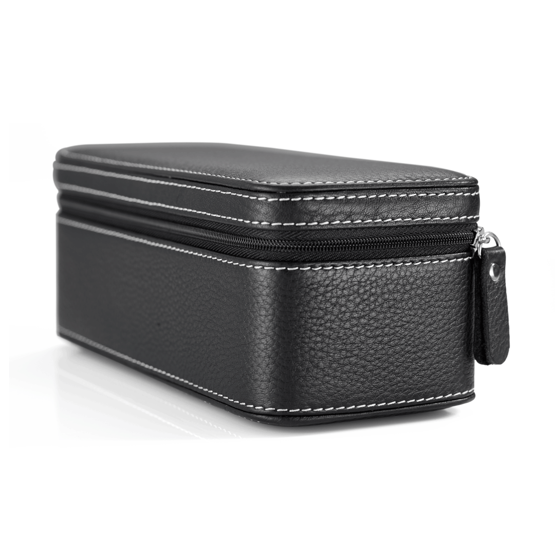 Hamilton 2-Piece Leather Watch Travel Case