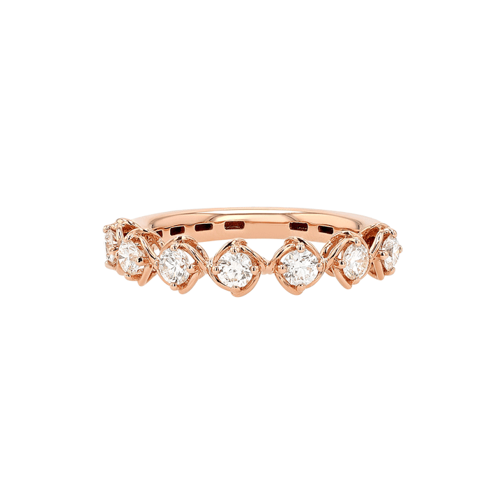 Hamilton Duet 18k Rose Gold and Diamond Band