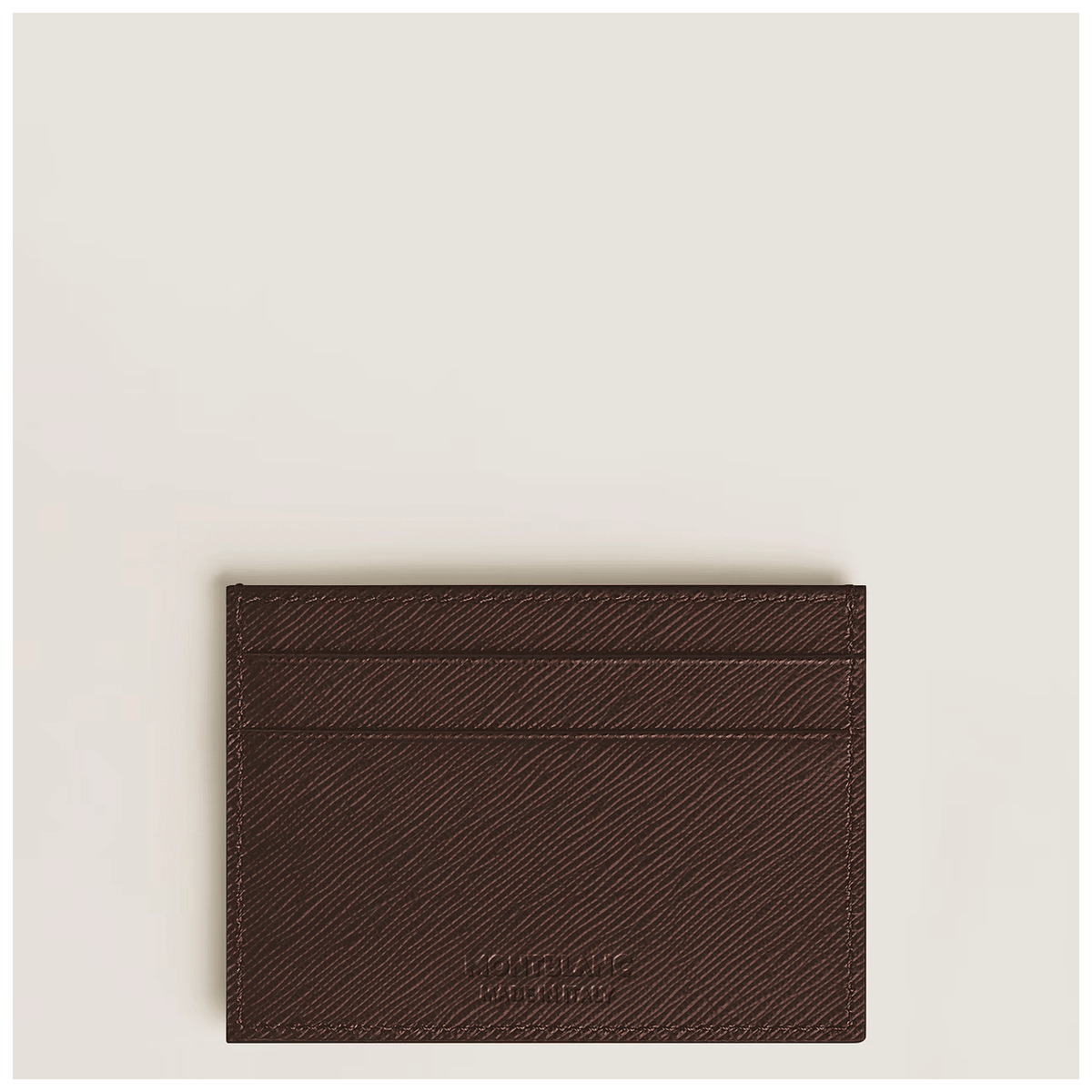 Montblanc Card Holder 5cc in Sartorial Leather Ebony