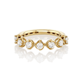 Hamilton Duet Collection 18k Yellow Gold and 0.70 Total Weight Diamond Band