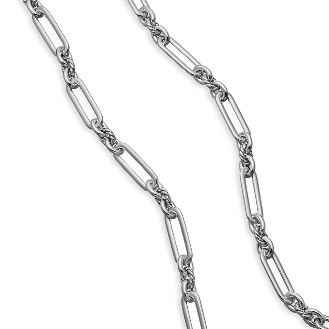David Yurman Lexington Chain Necklace Sterling Silver, 7mm 18 Inch