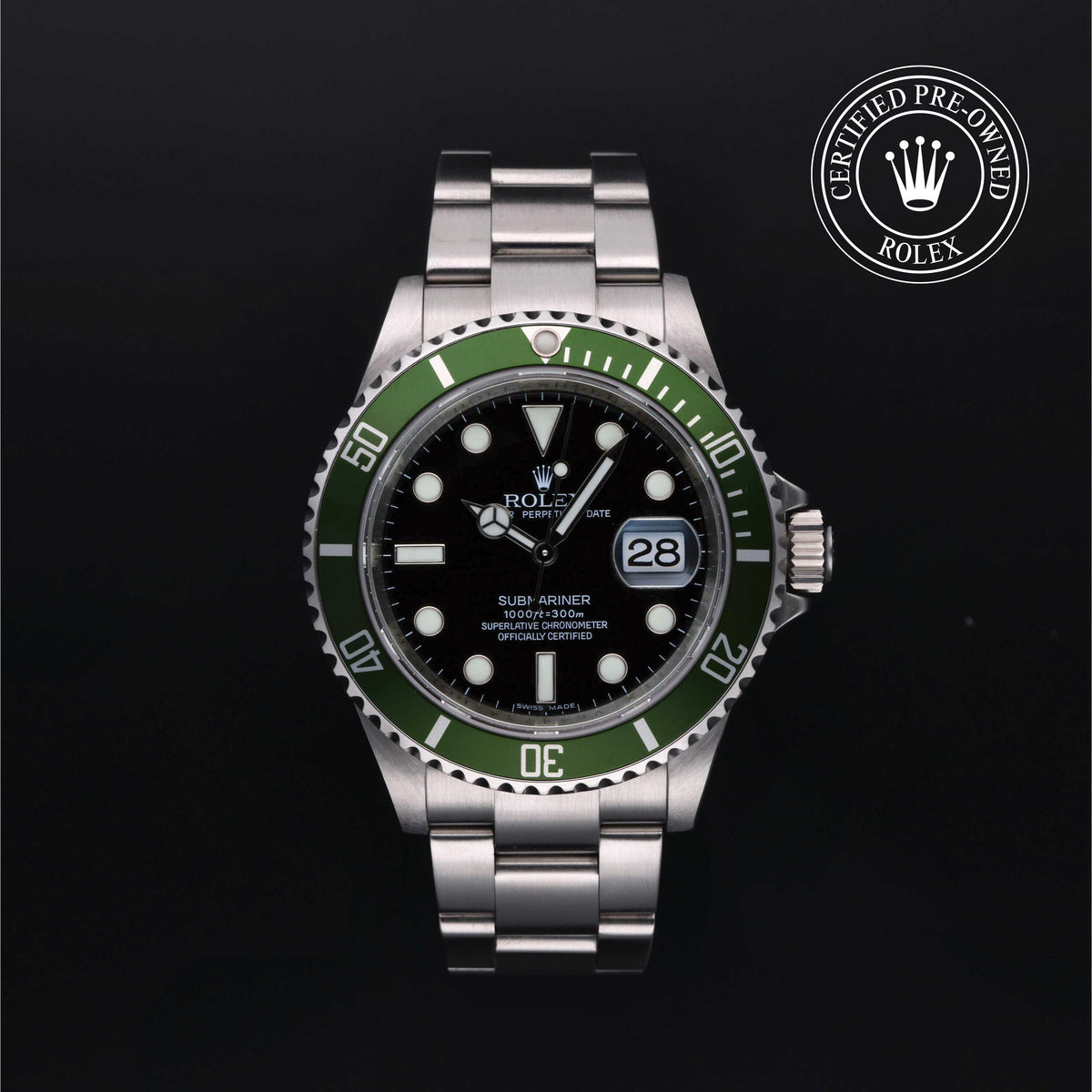 Rolex Certified Pre-Owned Submariner Date M16610LV-0002