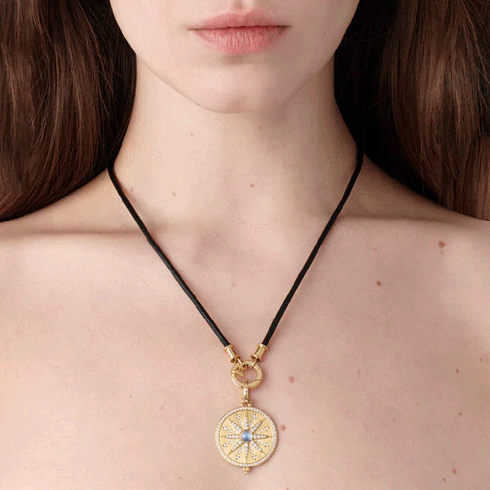 Temple St. Clair 18k Yellow Gold Sole Mandala Pendant