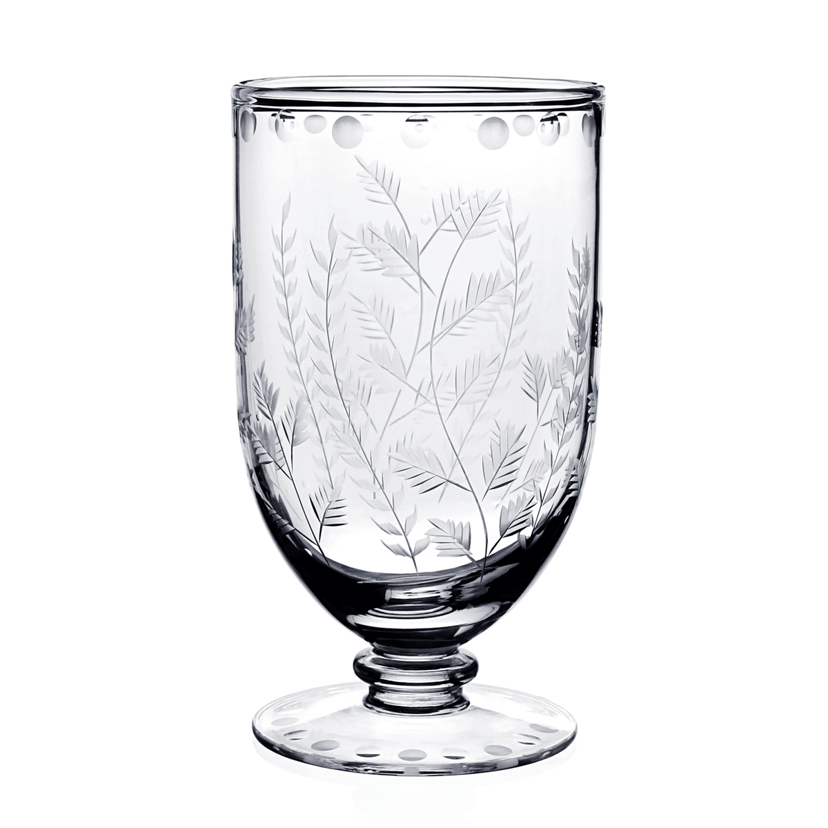William Yeoward Fern Footed Vase 7 Inch