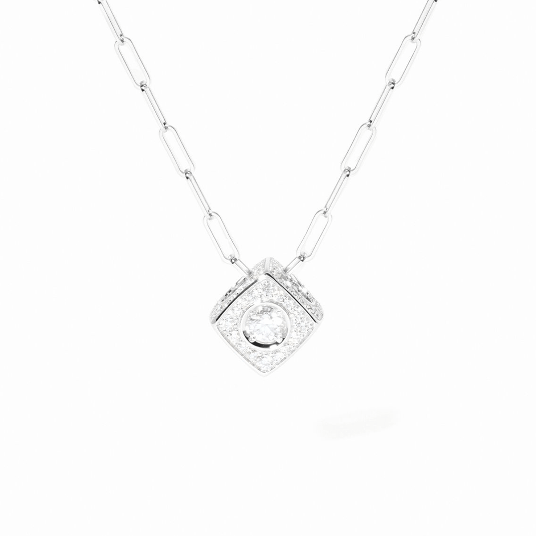 Dinh Van Le Cube Diamant XL Diamond Pendant