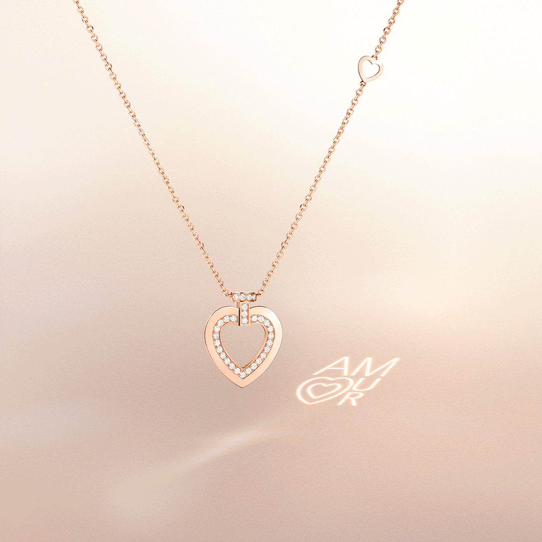 Fred Pretty Women Sunlight Message Amour Necklace, Exclusively at Hamilton Jewelers ,