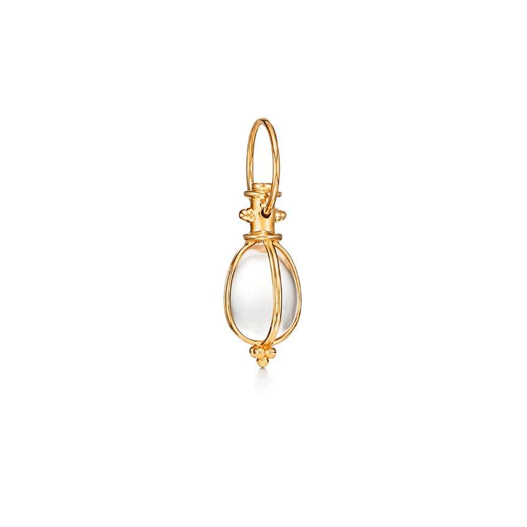 Temple St. Clair 18k Gold Rock Crystal Pendant