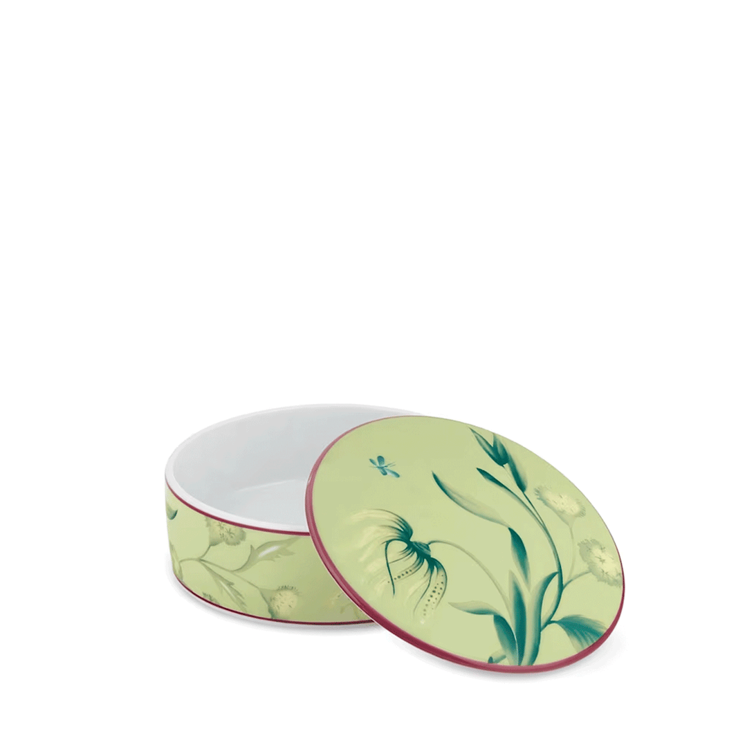 Ginori 1735 Florenza Acanto Chiaro Box with Lid