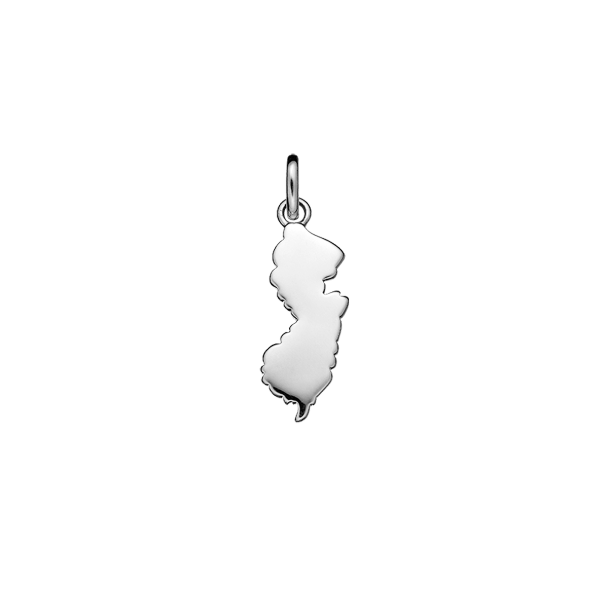 Sterling Silver New Jersey State Charm