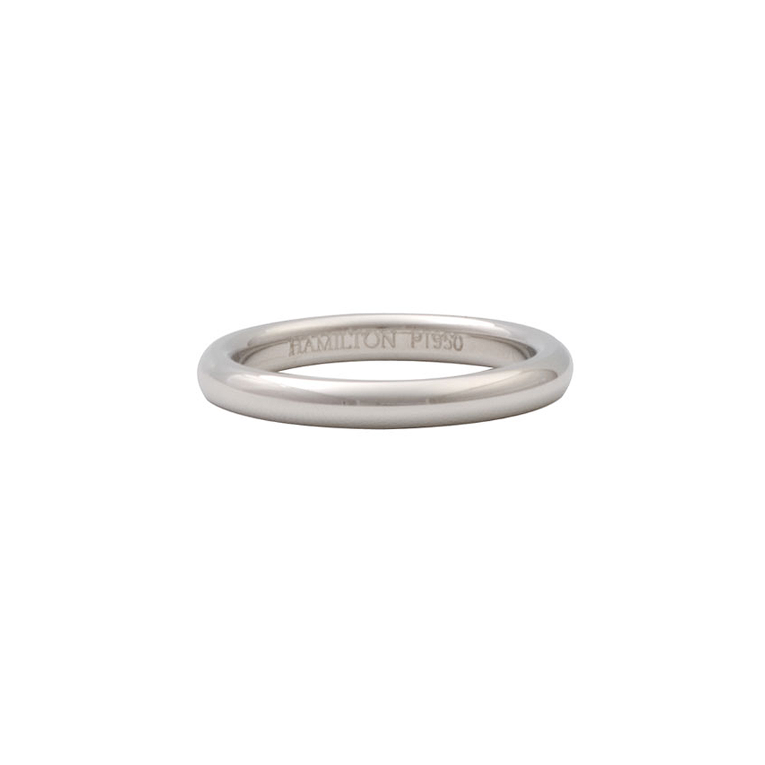 Platinum 2.5mm Comfort Fit Wedding Band