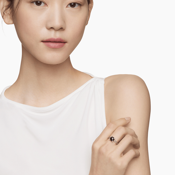 David Yurman Chatelaine® Ring with Black Onyx and Diamonds