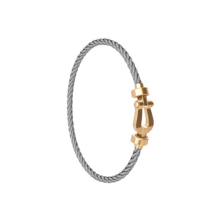 FRED Force 10 Steel Cord with 18k Yellow Gold MD Buckle, Exclusively at Hamilton Jewelers