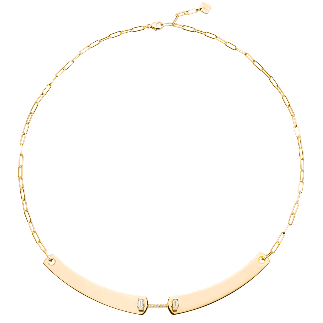 Nouvel Heritage 18k Yellow Gold Dinner Date Mood Necklace