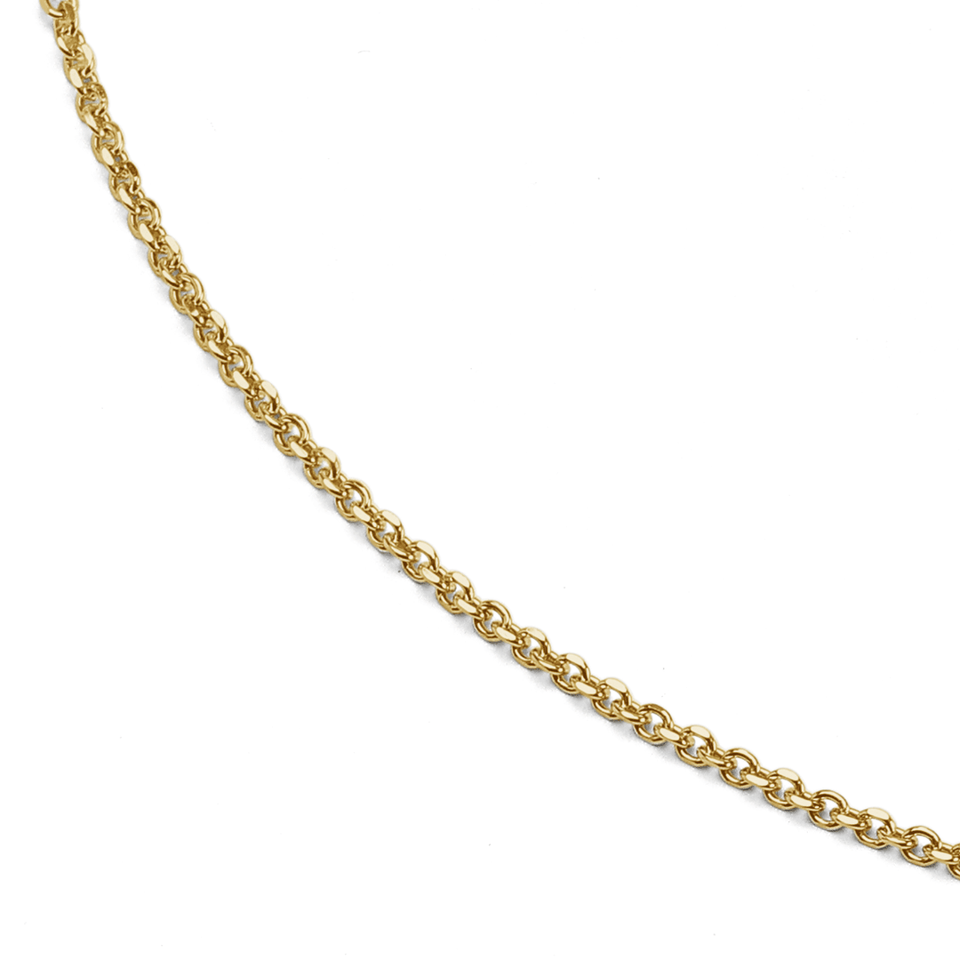 Mercer 14k Yellow Recycled Gold 1.5mm Cable 16 Inch Necklace