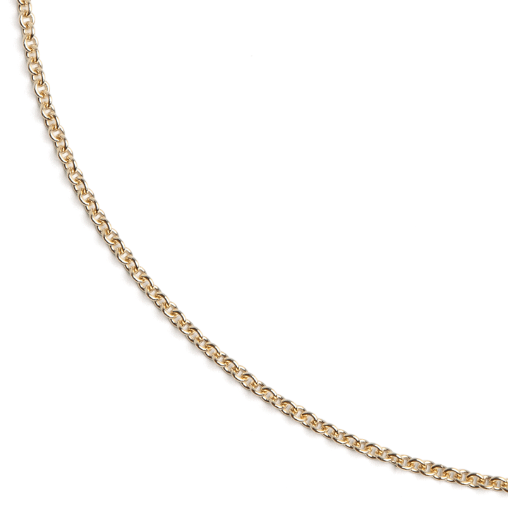 14k Yellow Recycled Gold 2.95mm Cable 24 Inch Necklace