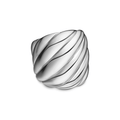 David Yurman Sculpted Cable Ring in Sterling Silver