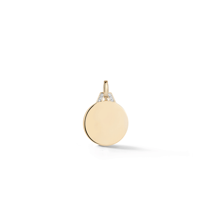 Walters Faith Dora 18k Yellow Gold and Diamond Disc Charm