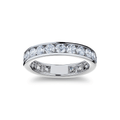Platinum and Diamond 2.41 Total Weight Eternity Band