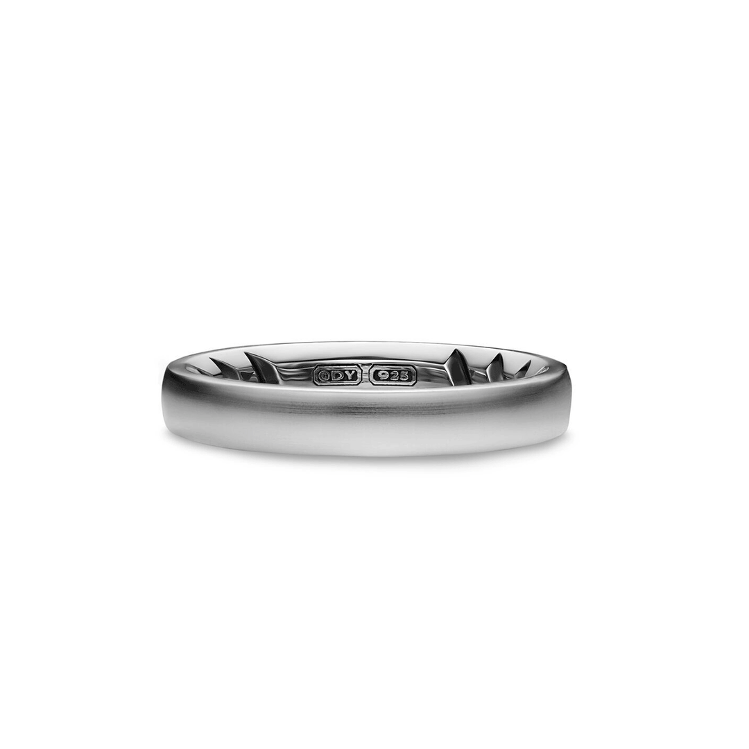 David Yurman Streamline Band Ring Sterling Silver, 4mm