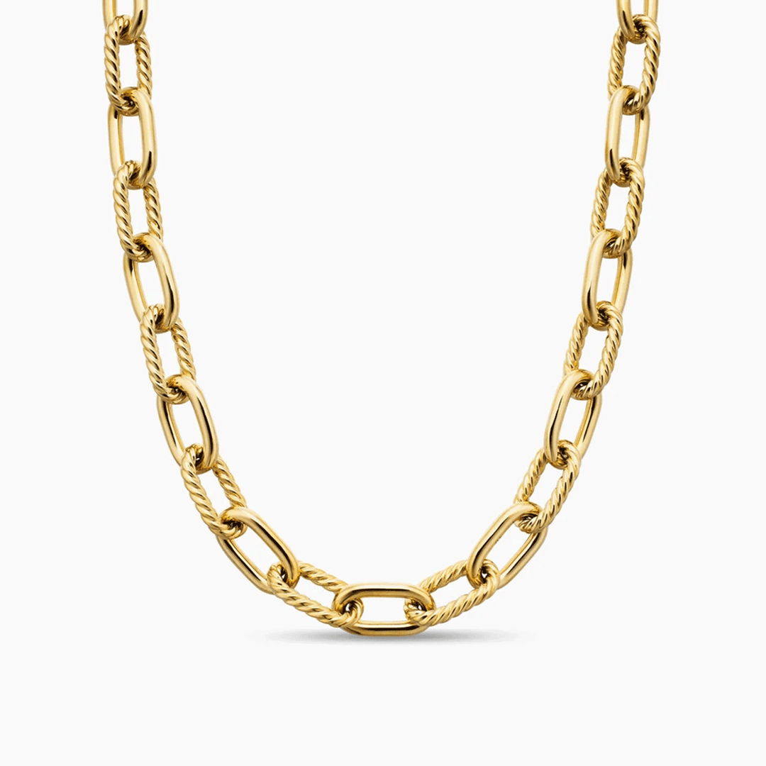 David Yurman DY Madison® Chain Necklace 18K Yellow Gold, 11mm