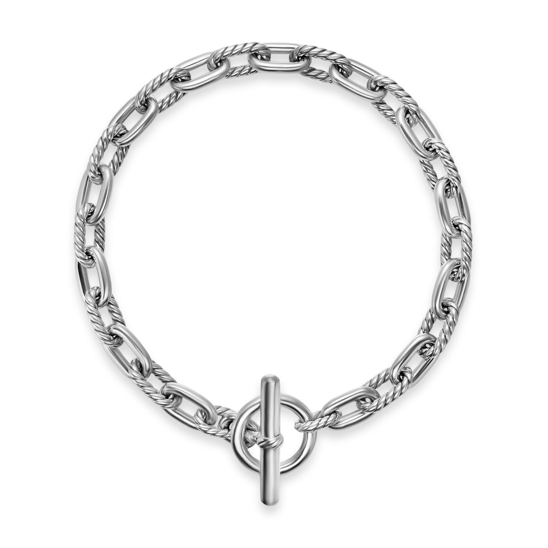 David Yurman DY Madison® Toggle Chain Bracelet Sterling Silver, 5.5mm Large