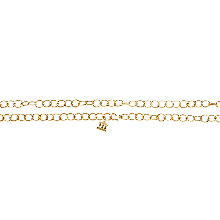 Temple St. Clair 18k Yellow Gold Classic Oval Chain, 24"