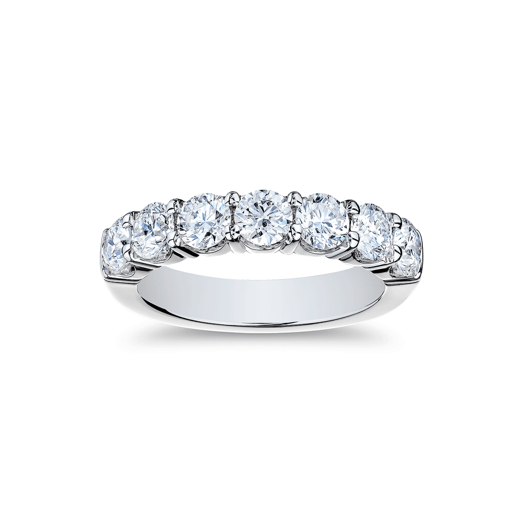 18k White Gold and 1.75 Total Weight Diamond Band