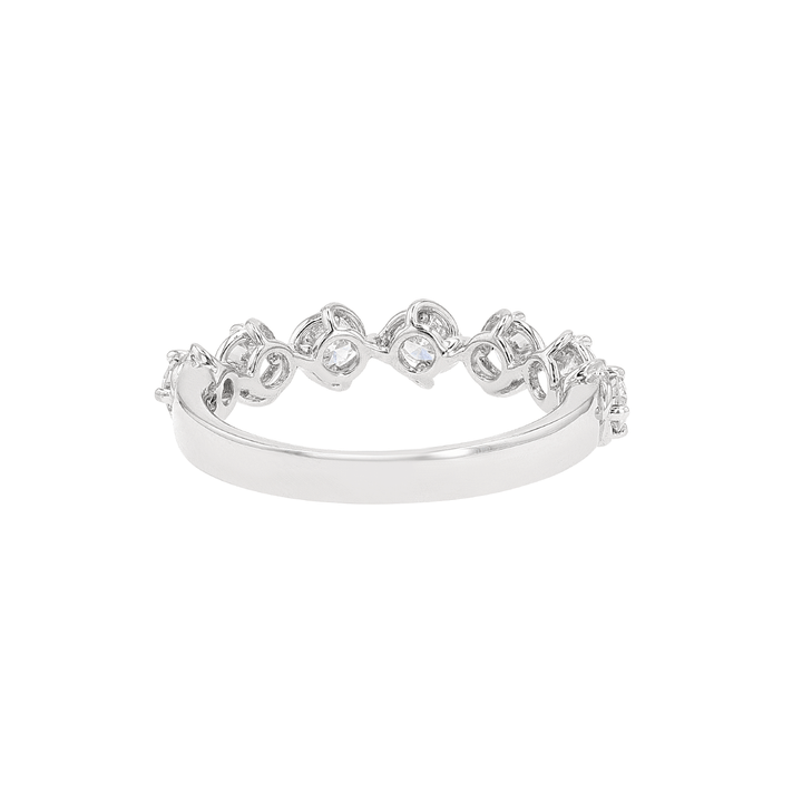 Hamilton Duet 18k White Gold and Diamond Band