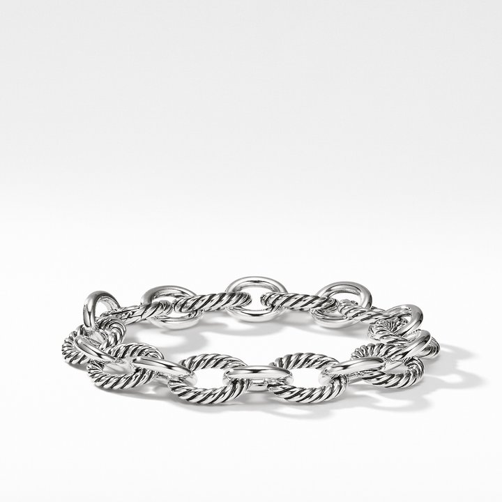 David Yurman Oval Link Chain Bracelet in Sterling Silver, 7.5"