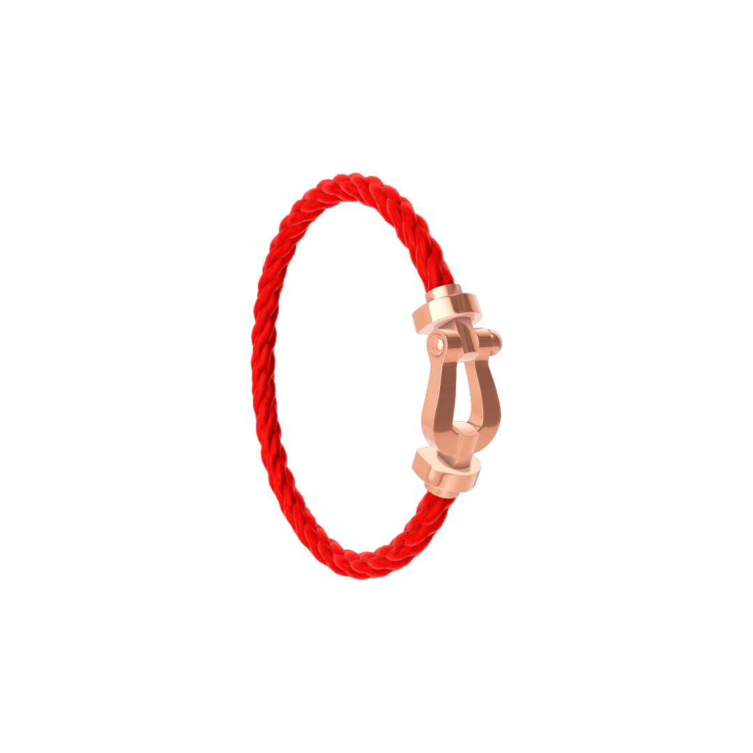 FRED Force 10 Red Cord with 18k Rose LG Buckle, Exclusively at Hamilton Jewelers
