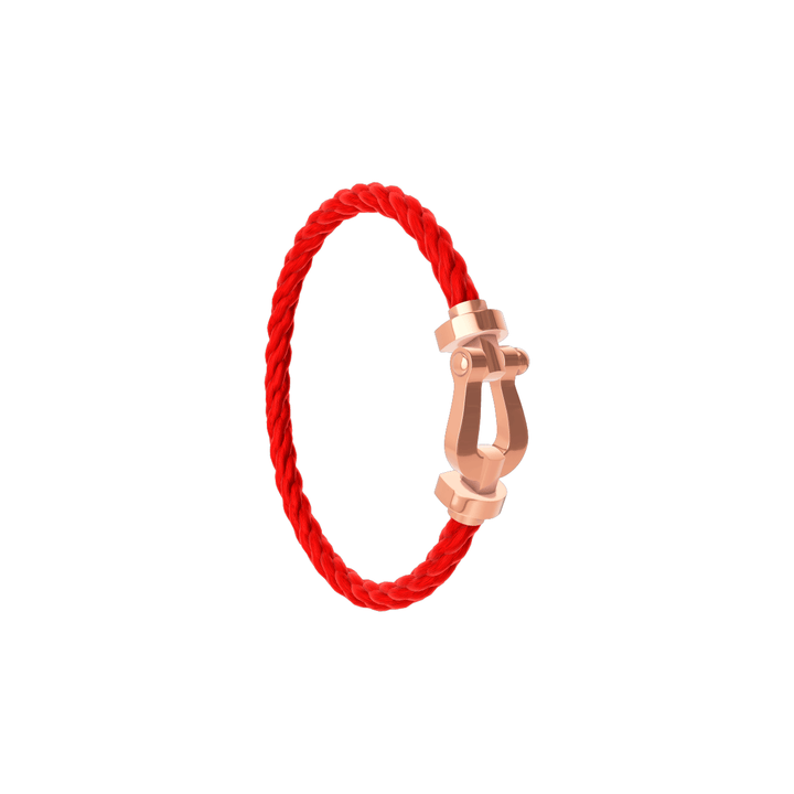 FRED Force 10 Red Cord with 18k Rose LG Buckle, Exclusively at Hamilton Jewelers