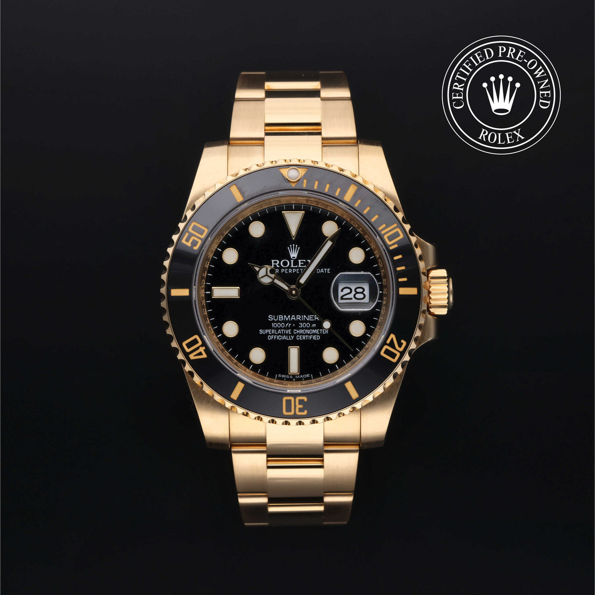 Rolex Certified Pre-Owned Submariner Date M116618LN-0001