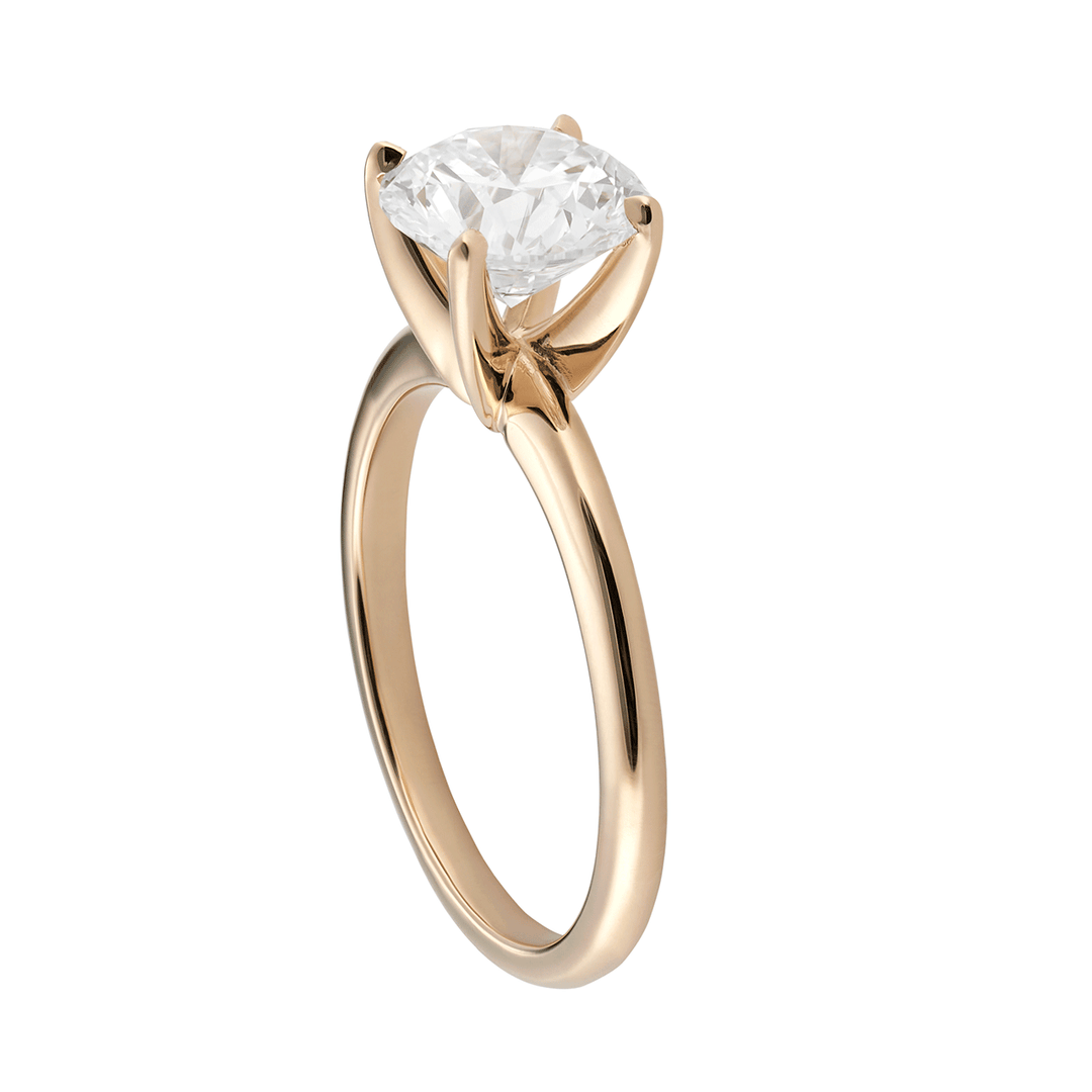 Hamilton Select Collection 14k Yellow Gold and 1.50 Total Weight Oval Shape Diamond Engagement Ring