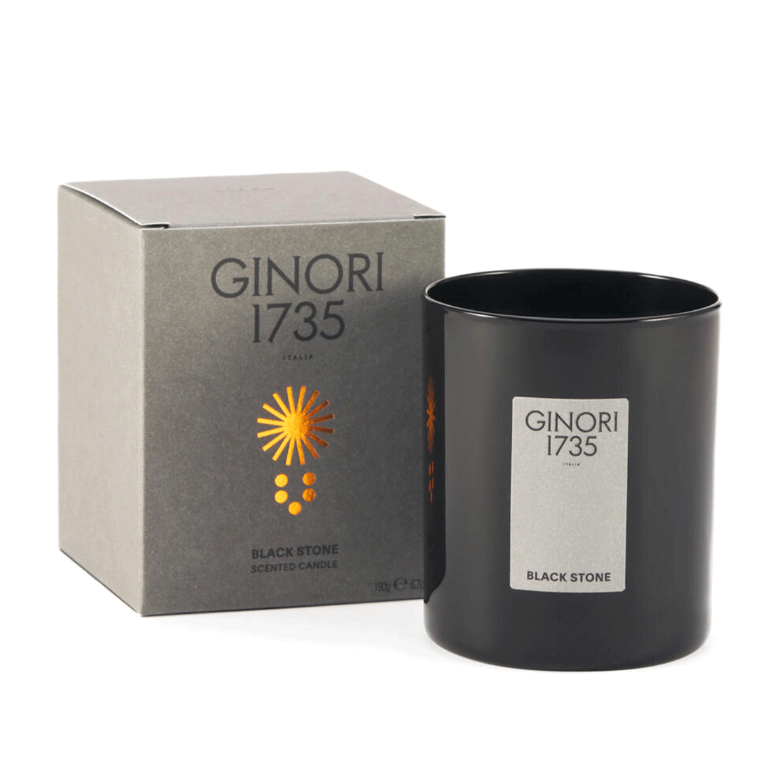 Ginori 1735 II Seguace Black Stone Candle Refill