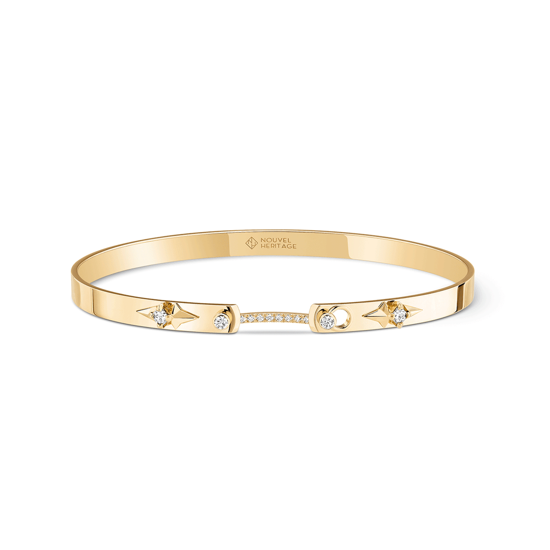 Nouvel Heritage Reverie Mood 18k Yellow Gold Bangle