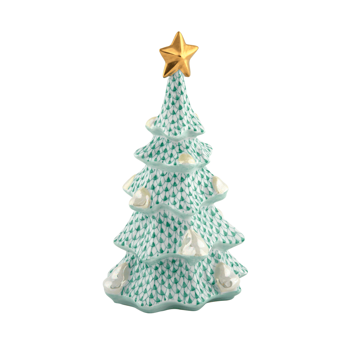 Herend Large Christmas Tree Green
