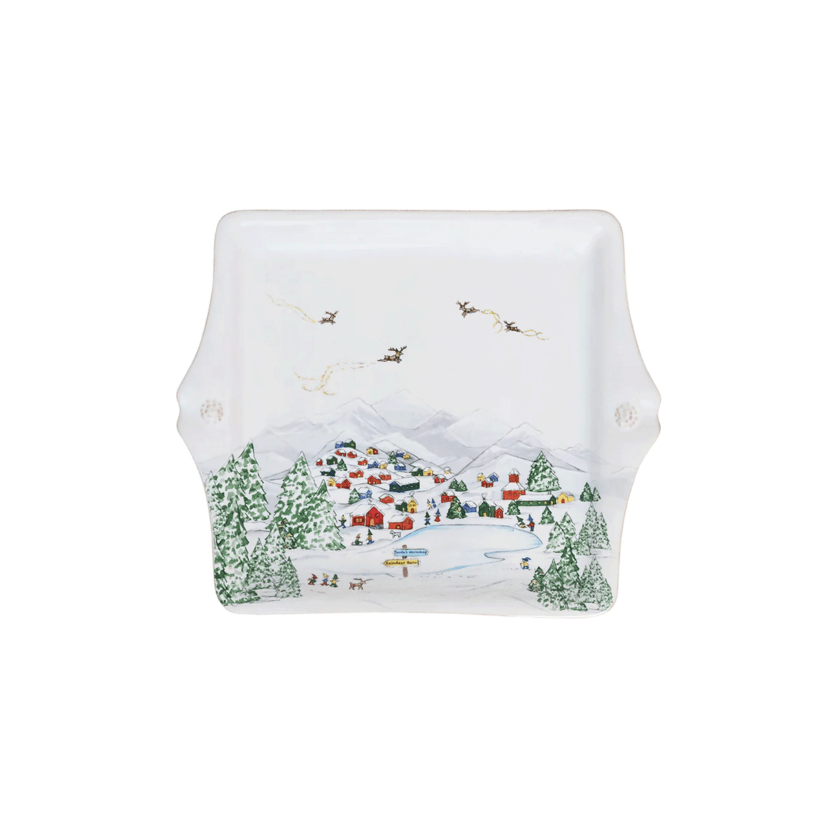 Juliska  Berry & Thread North Pole 10 Inch Cookie Tray