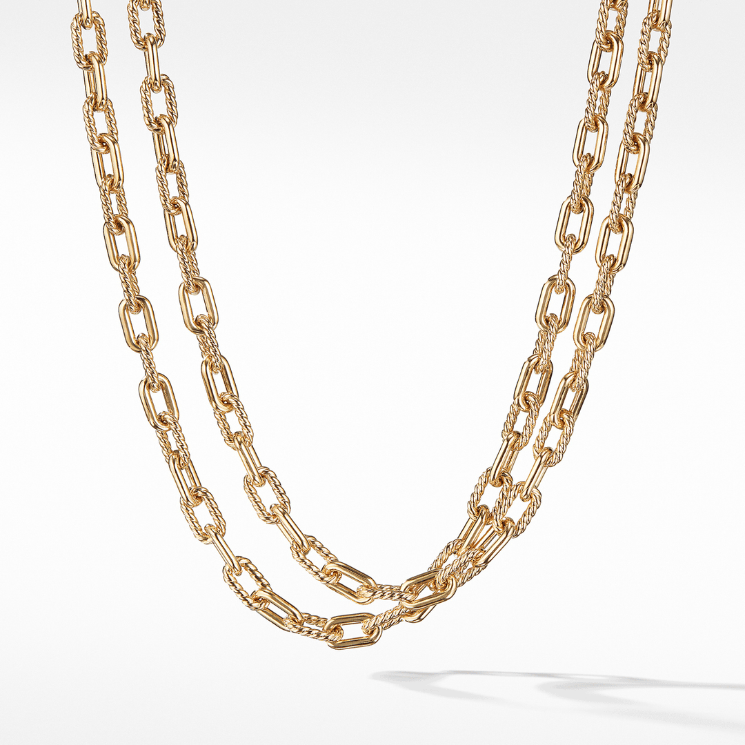 David Yurman Madison Chain Bold Necklace in 18k Yellow Gold, 6mm