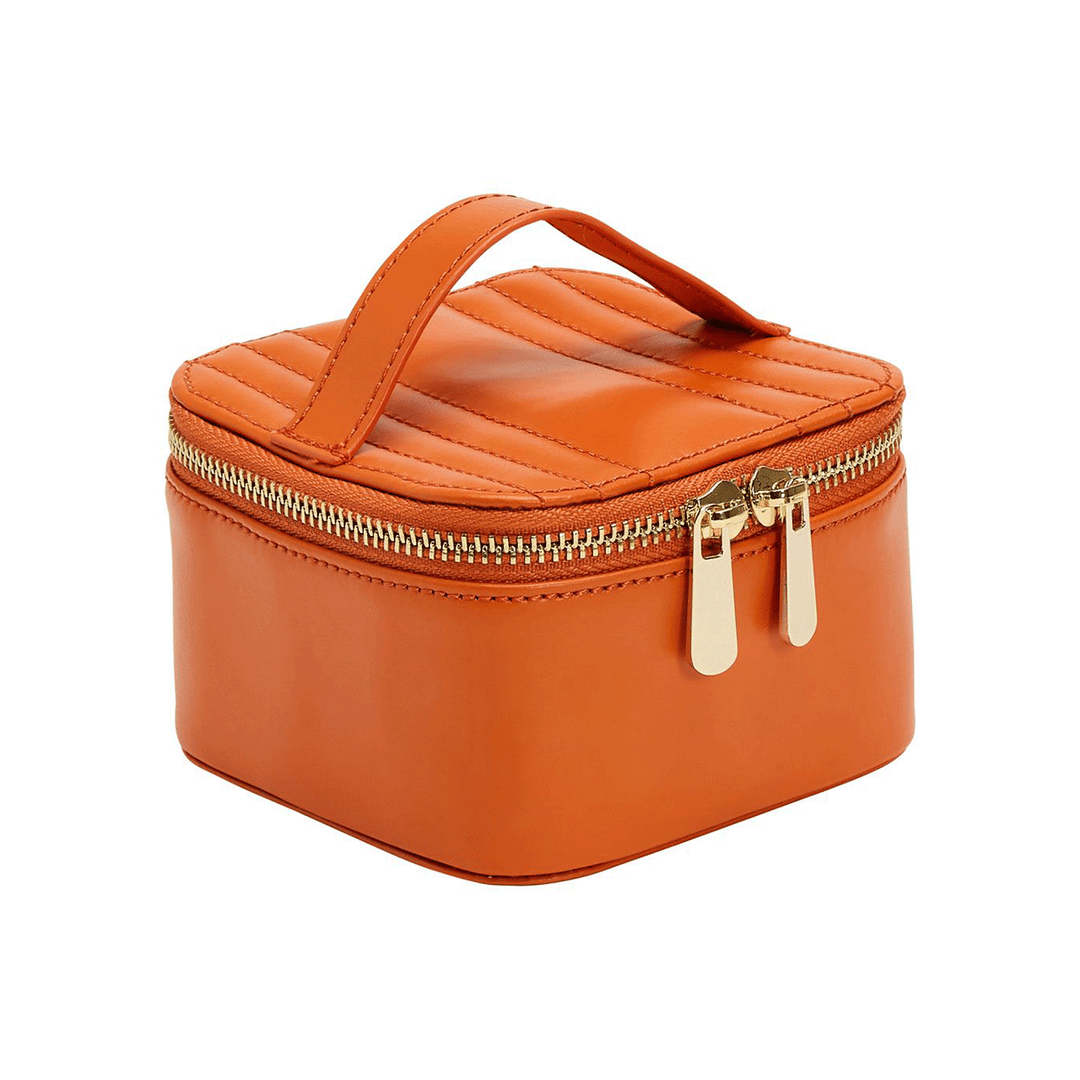 Wolf Designs Orange Zip Jewelry Cube