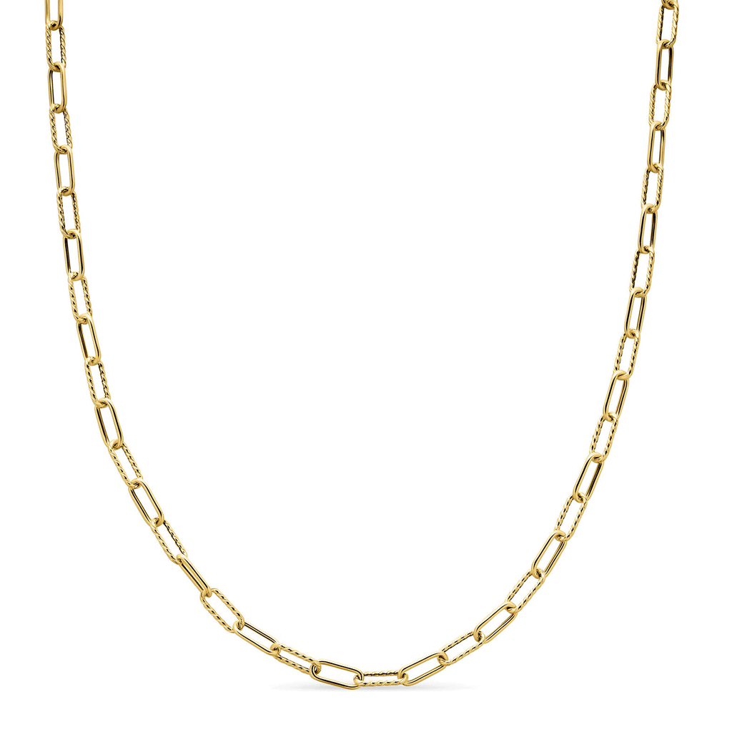 David Yurman Madison Chain Necklace 18k Yellow Gold, 4mm