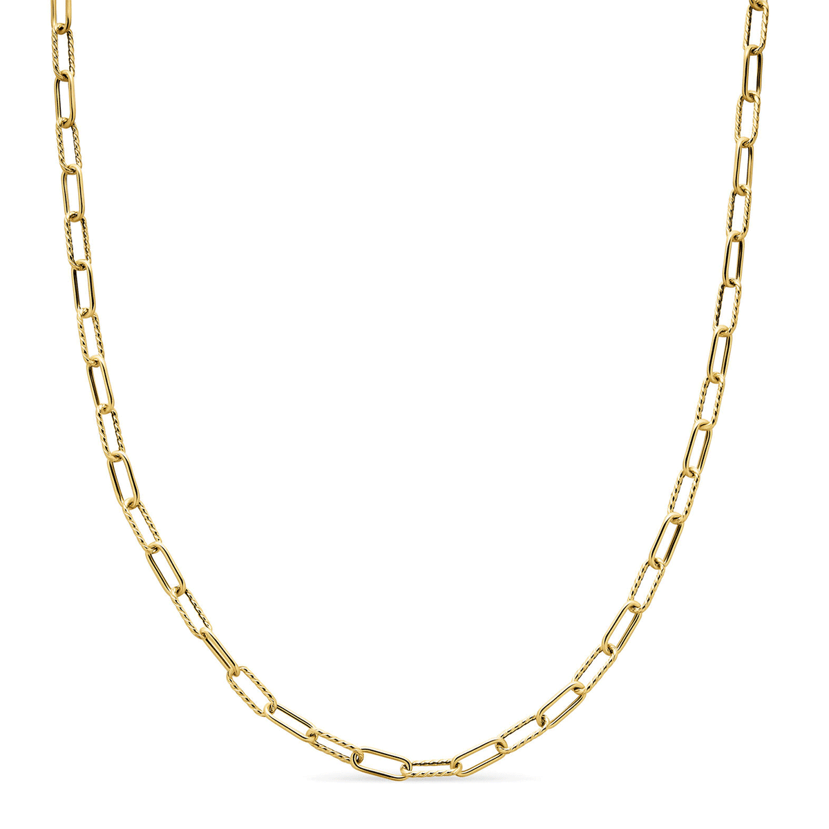 David Yurman Madison Chain Necklace 18k Yellow Gold, 4mm