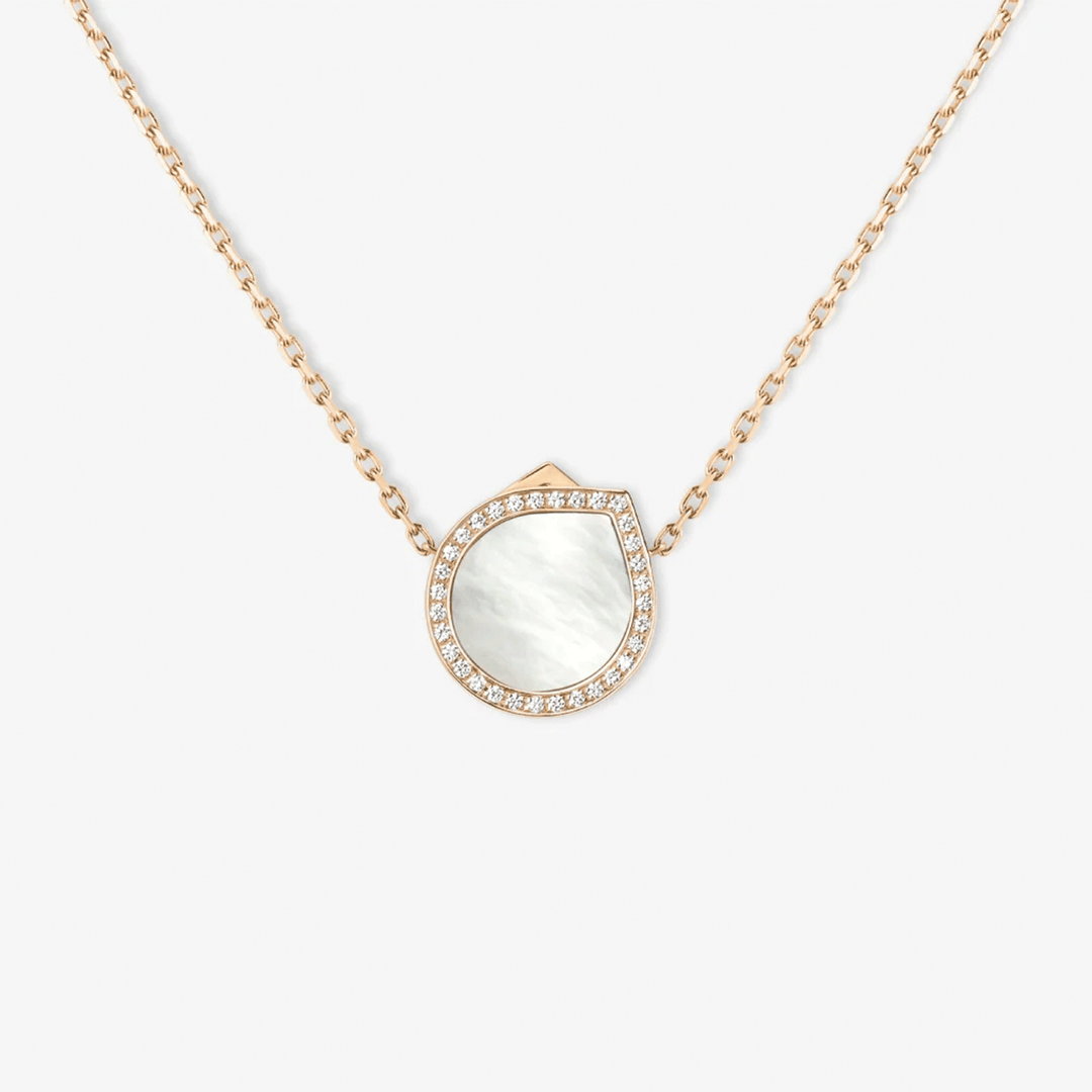 Repossi Antifer 18k Rose Gold and Mother of Pearl Pendant
