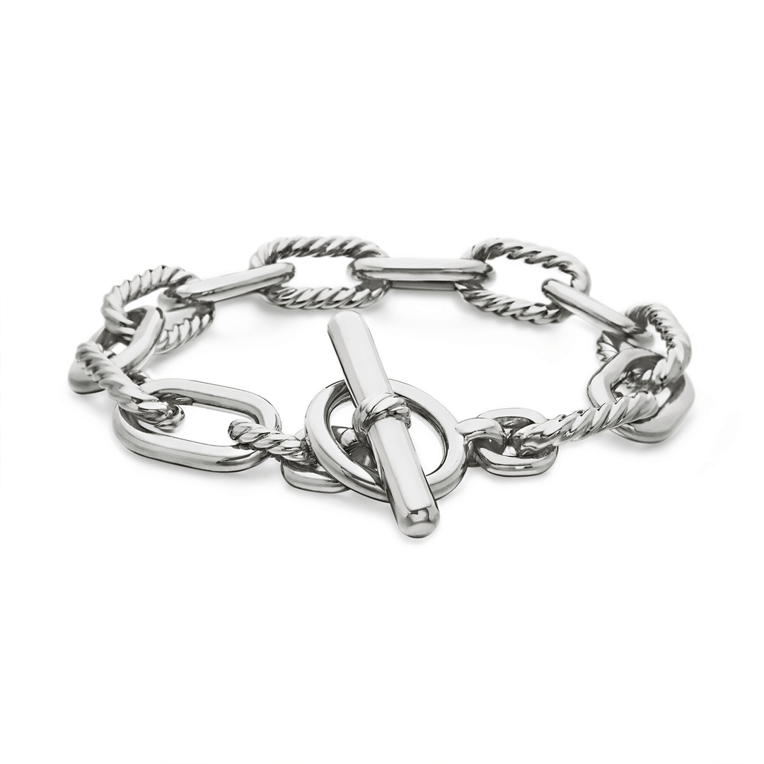 David Yurman DY Madison Toggle Chain Bracelet in Sterling Silver