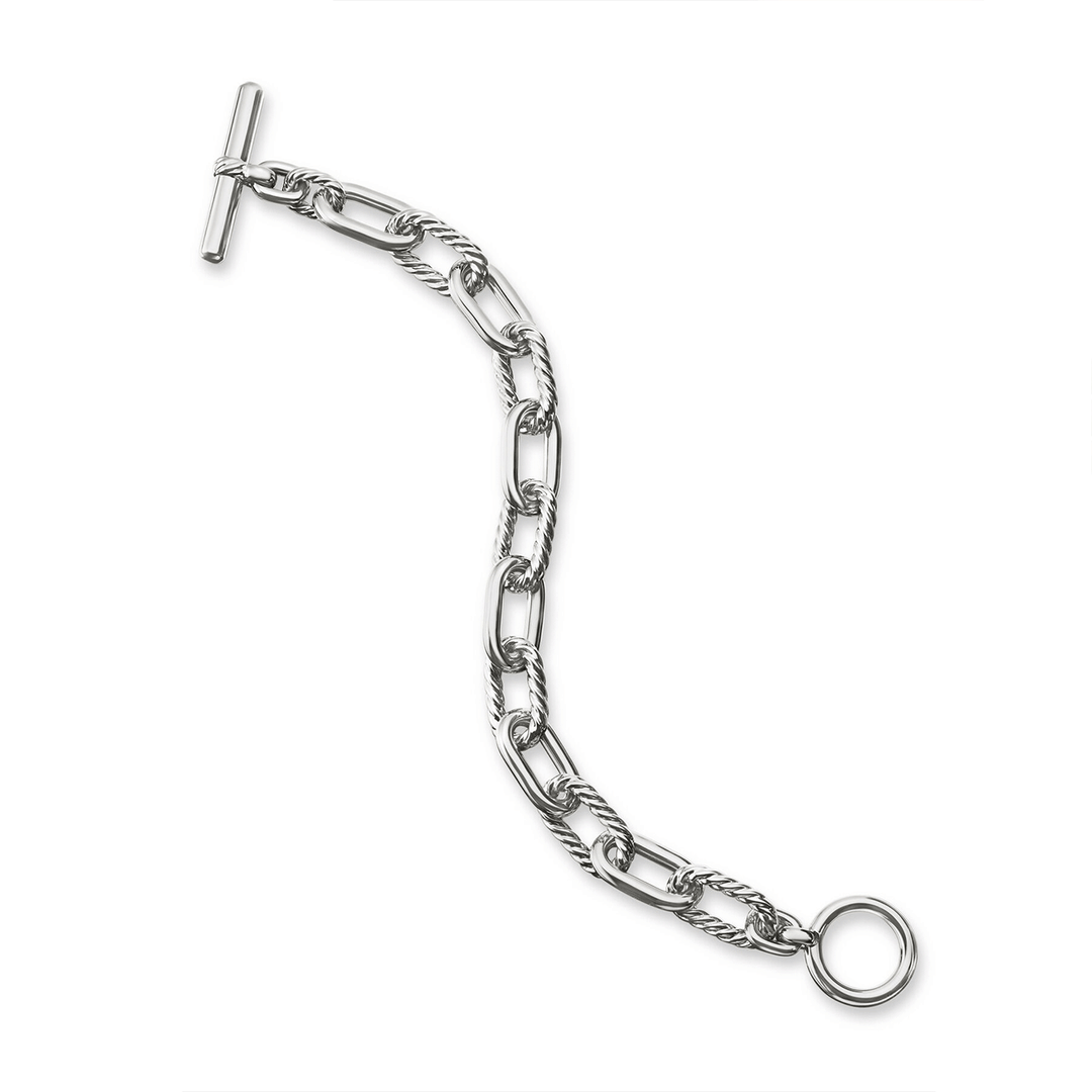 David Yurman DY Madison Toggle Chain Bracelet in Sterling Silver
