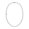 Mikimoto 18k White Gold Akoya Pearl 7.5mm Strand Necklace