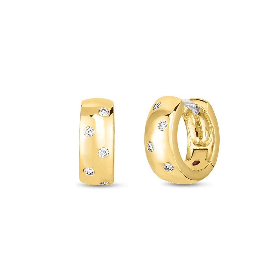 Roberto Coin 18k Yellow Gold Diamond Wrap Earrings
